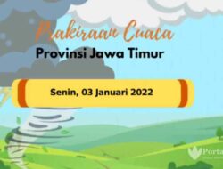 BMKG Memperingatkan Potensi Hujan Lebat Disertai Angin Kencang & Petir di Jatim