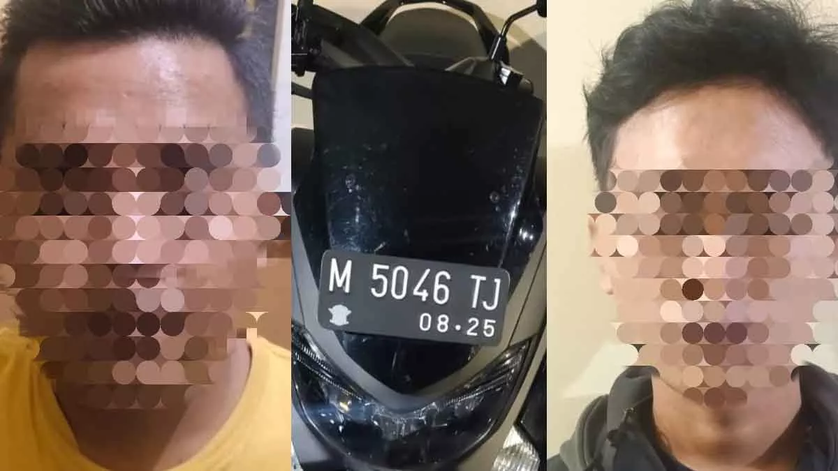 Eks Karyawan Kios Unggas Curi Motor, Dua Pelaku Ditangkap Polisi Sumenep