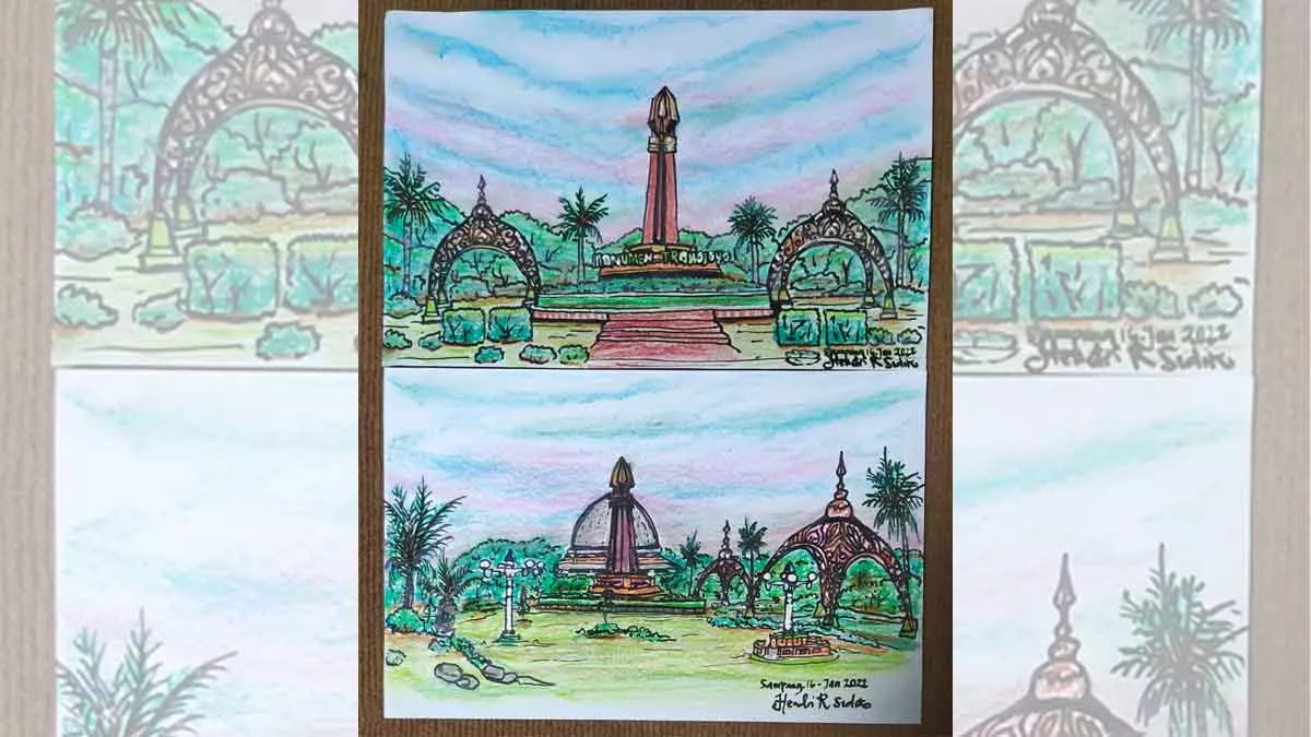 Perupa Sampang Buat Sketsa dan Desain Taman Rekreasi