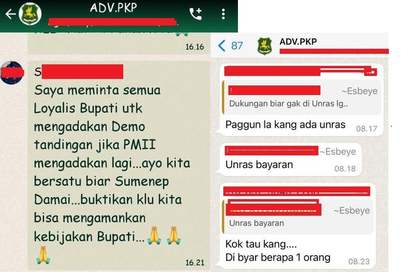 Sebut Unras Bayaran, Aktivis PMII Laporkan Oknum ASN ke Polres Sumenep