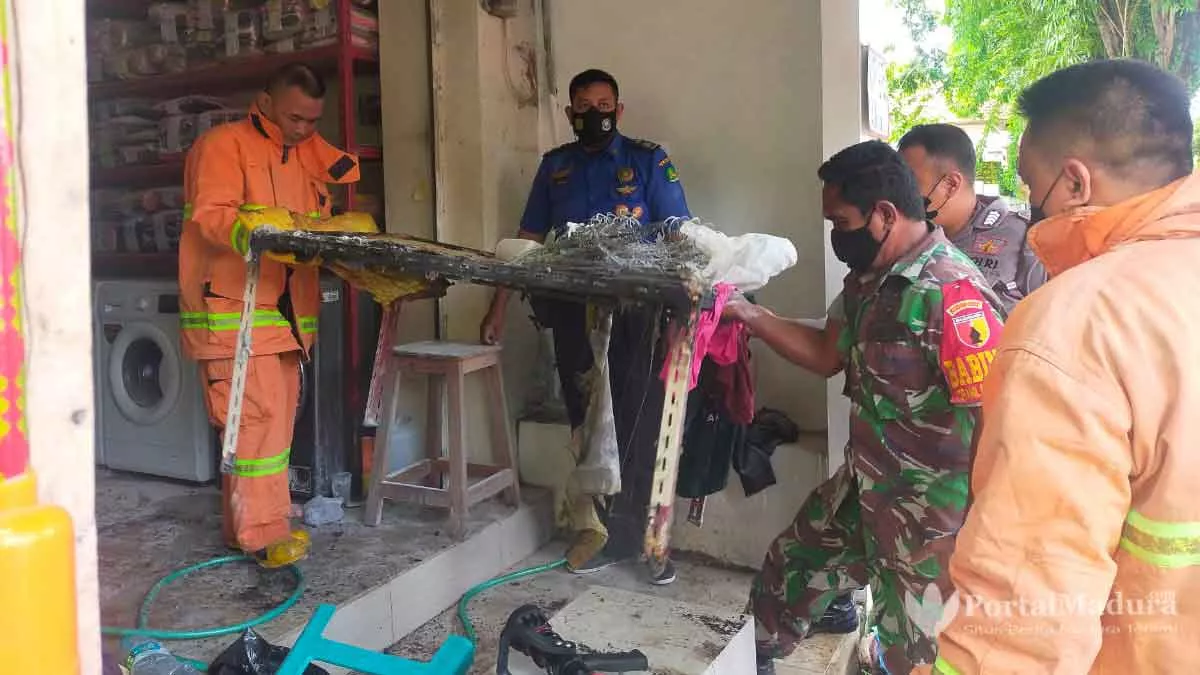 Usaha Laundry di Pajagalan Sumenep Terbakar