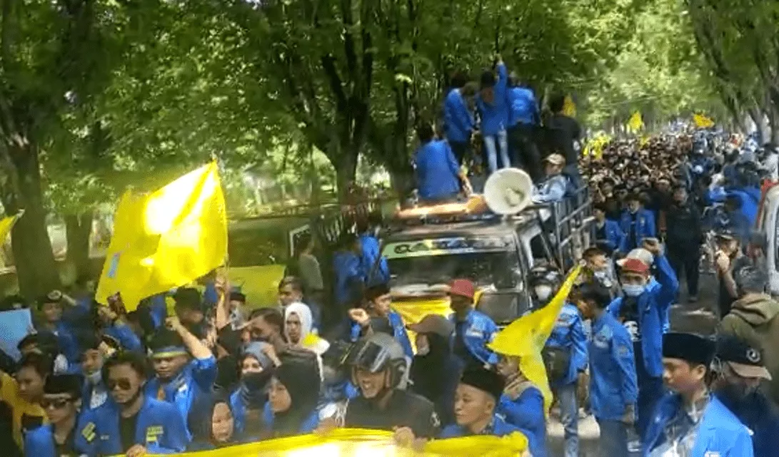 Demo Polres Sumenep, Aktivis PMII Desak Tangkap Penulis Berita Hoaks