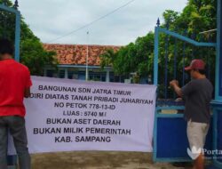 Umumkan Tanah Milik Pribadi, Warga Sampang Ancam Segel SDN Jatra Timur