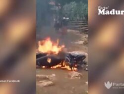 Viral Sepeda Motor Dibakar, Imbas Istri Ketahuan Selingkuh