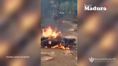 Viral Sepeda Motor Dibakar, Imbas Istri Ketahuan Selingkuh