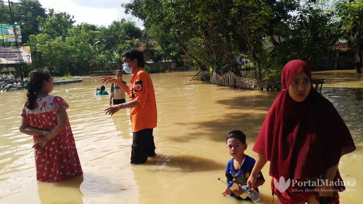 4 Titik Masih Terendam Banjir di Pamekasan