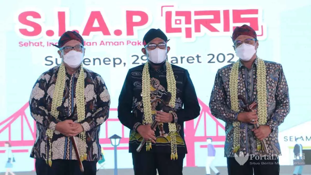 BI dan Bank Jatim Luncurkan SIAP QRIS di Pasar Bangkal, Bupati Sumenep Ucapkan Terima Kasih