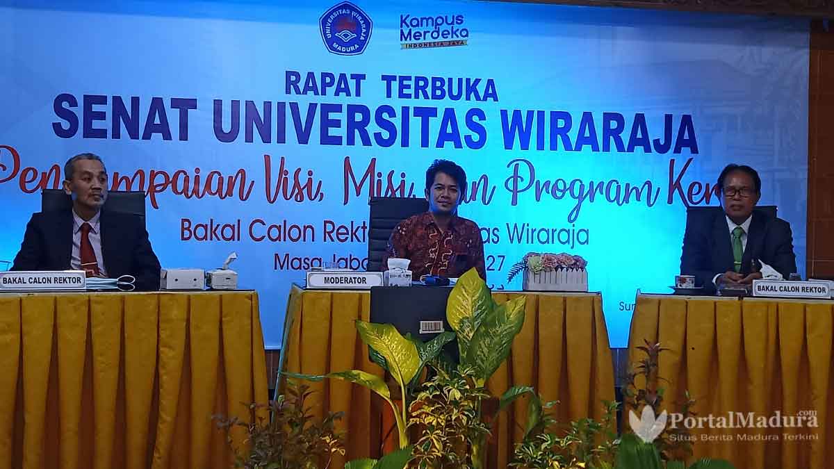 Dua Bakal Calon Rektor Unija Sampaikan Visi, Misi Dan Program Kerja ...