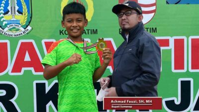 Godokan Golden Water SC, Reza Sumbang Medali Emas, Begini Respon Bupati Sumenep
