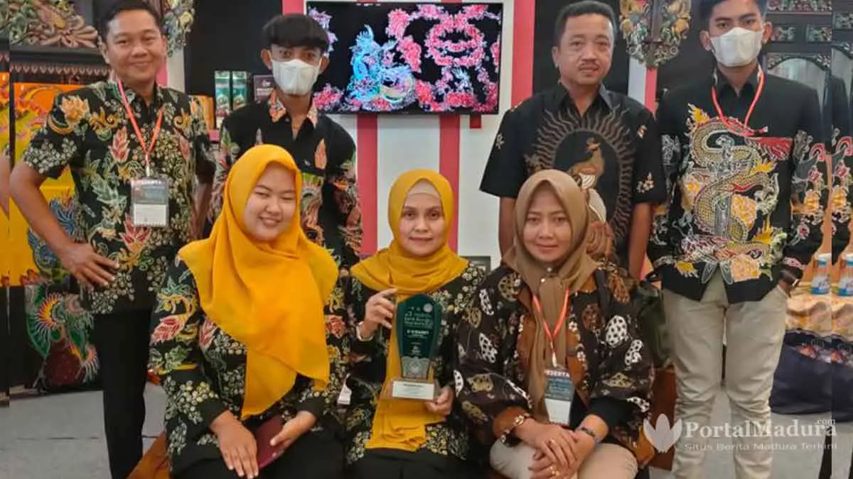 Produk UKM Batik Tulis Diskop Sumenep Raih Juara 1 Nasional