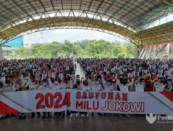 Relawan se- Bandung Raya Deklarasi ‘Sauyunan 2024 Milu Jokowi’