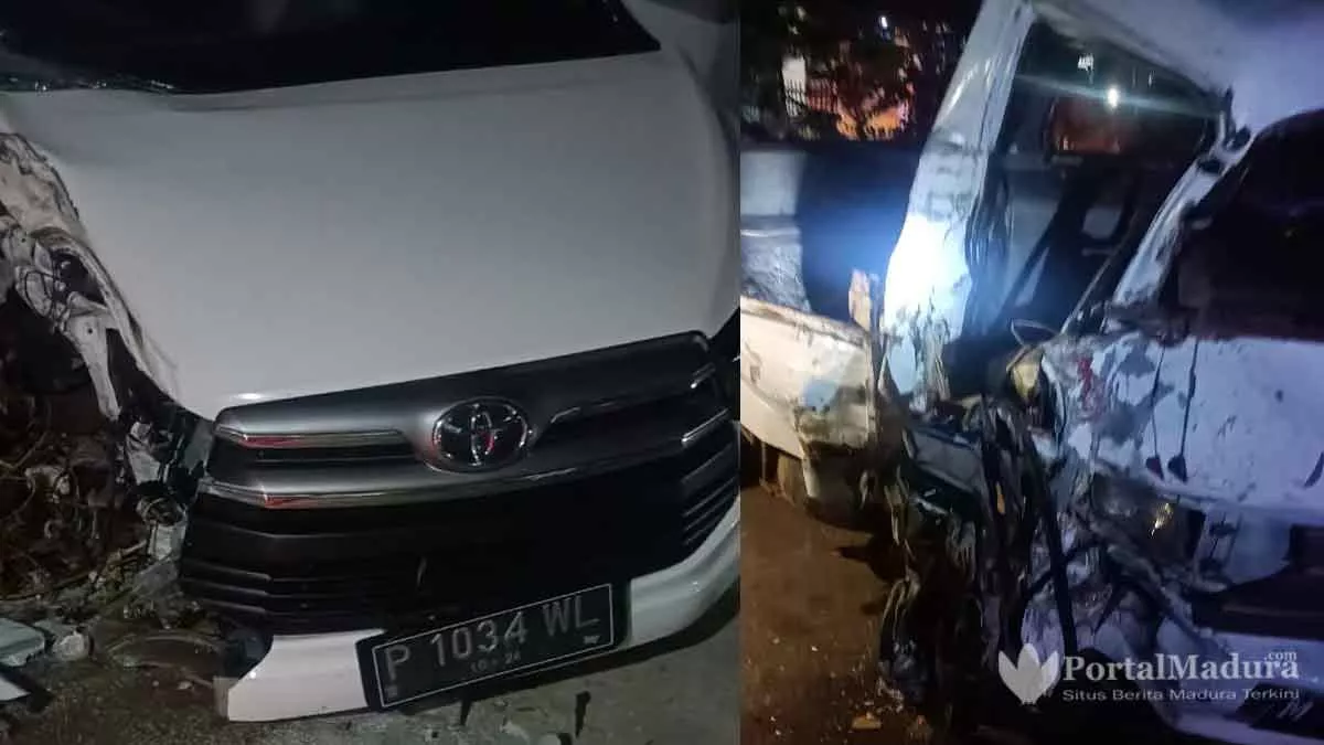 Rombongan asal Banyuwangi Tabrakan di Sumenep