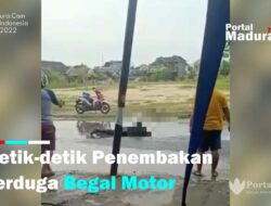 Detik-detik Polisi Lumpuhkan Terduga Begal, Full Video