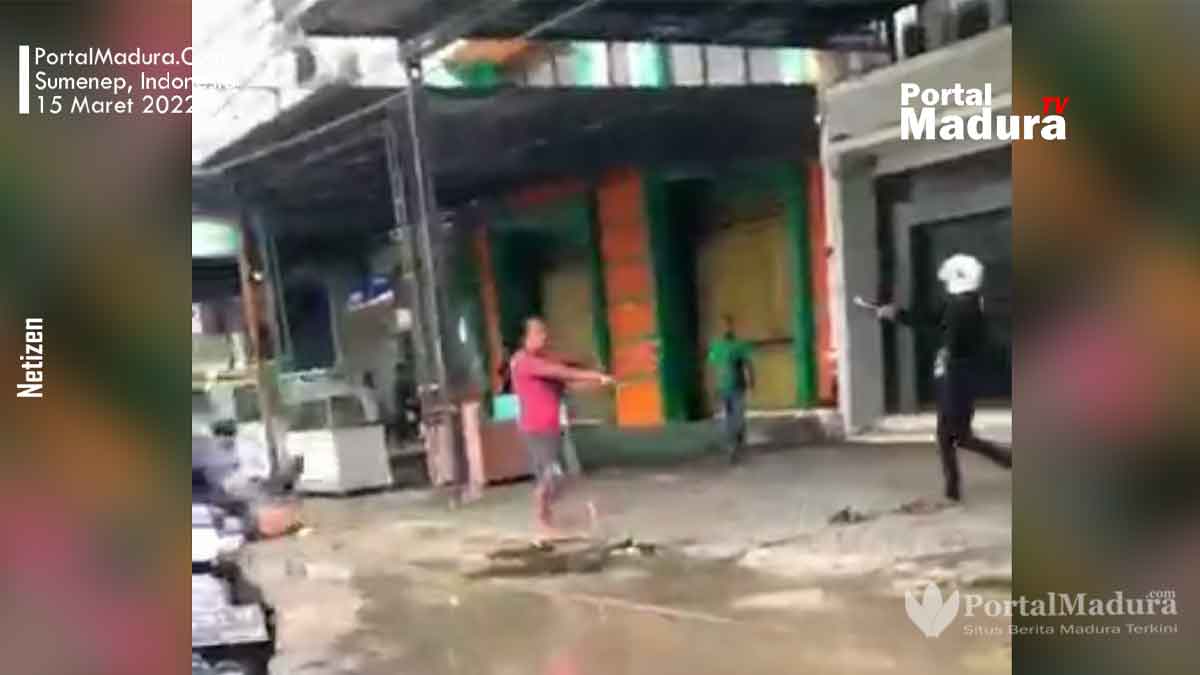 Video Terbaru, Begini Aksi Pria Sumenep Sebelum Tewas Diberondong Peluru