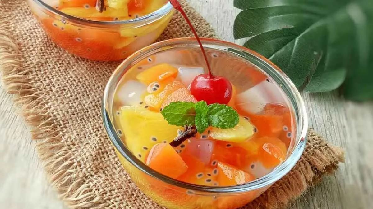 Menu Berbuka Puasa: Resep Setup Nanas dan Pepaya yang Manis dan Segar