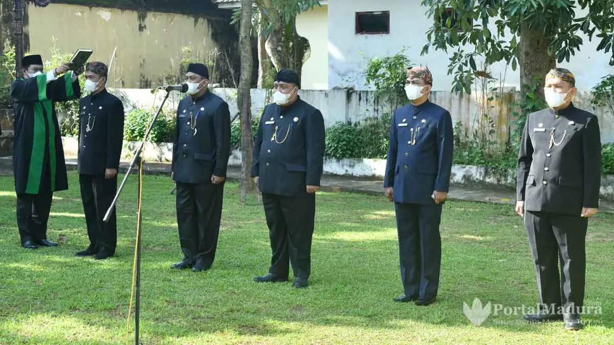 Isi Kekosongan, 5 Pejabat Tinggi Pratama di Sumenep Dilantik dan Disumpah