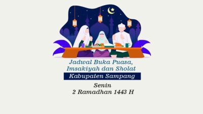 Jadwal Buka Puasa, Imsakiyah dan Sholat Kabupaten Sampang, Senin 4 April 2022