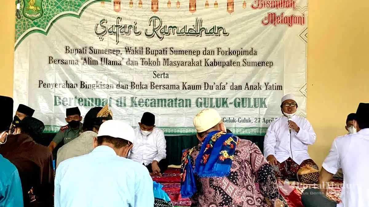 Kiai Sebut Bupati Fauzi Peduli Anak Yatim Sejak Jadi Wabup