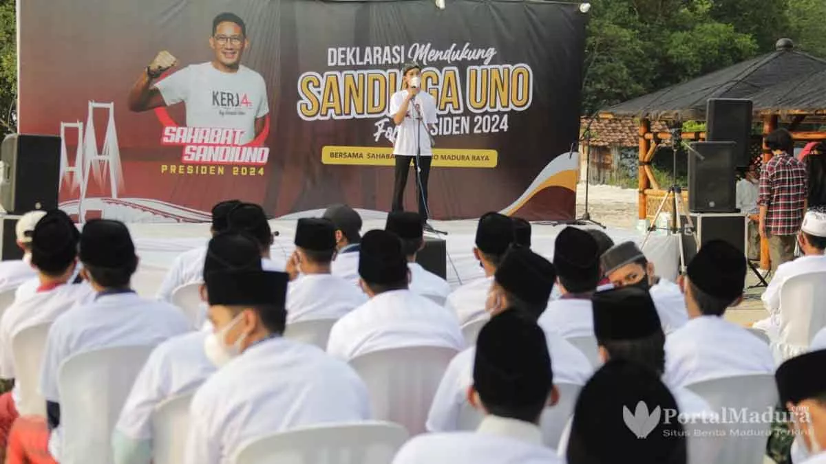 Optimis Ciptakan Lapangan Kerja, Relawan Di Madura Dukung Sandiaga Presiden 2024 - Portalmadura.com Optimis Ciptakan Lapangan Kerja, Relawan di Madura Dukung Sandiaga Presiden 2024