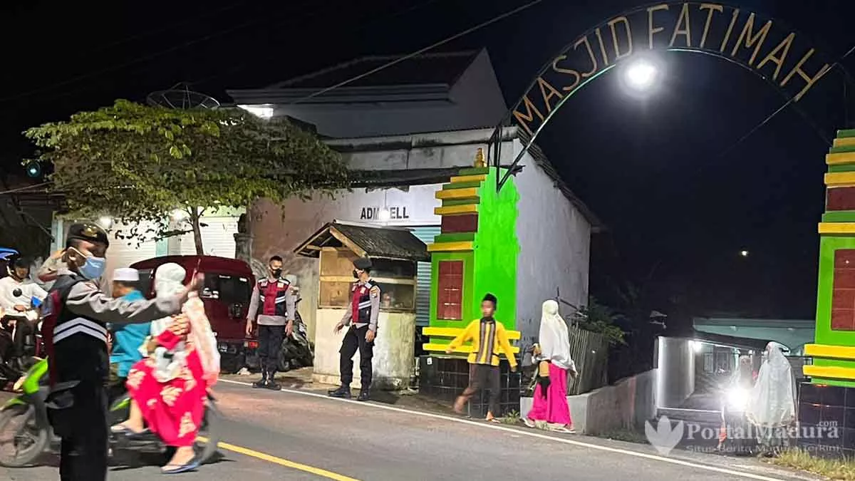 Pengamanan Salat Tarawih, Polres Sumenep Terjunkan 241 Personel