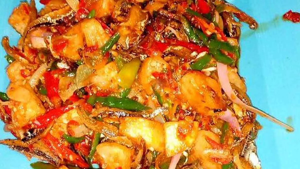Resep Teri Kentang Pedas dan Gurih
