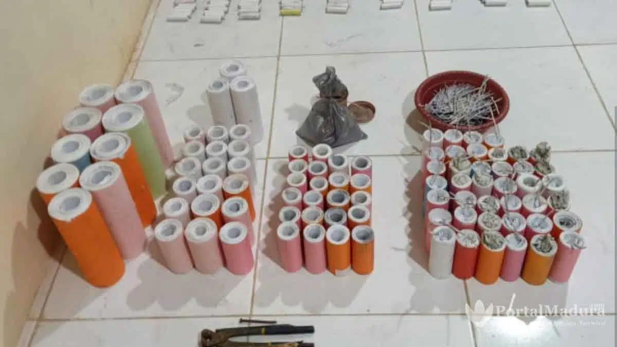 Rumah Produksi Petasan di Batang-Batang Digerebek, 4 Orang Diringkus Polisi Sumenep