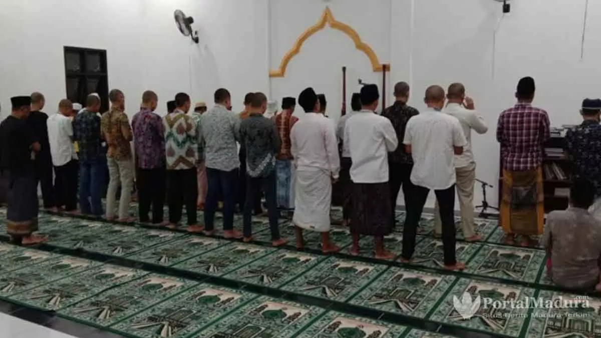 Tak Semua Penghuni Rutan Sampang Boleh Ikut Jemaah Tarawih dan Tadarus