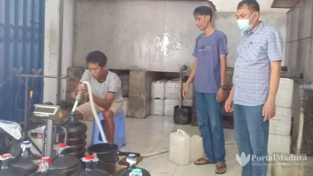 Versi Polisi Sumenep, Stok Minyak Goreng Curah di Sejumlah Toko Kosong