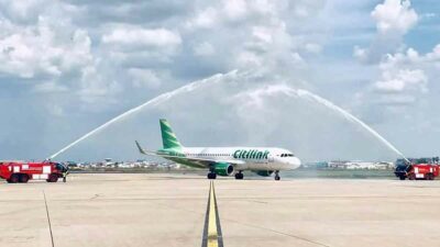 Tradisi 'Water Salute' Akan Warnai Penerbangan Perdana Citilink ke Sumenep