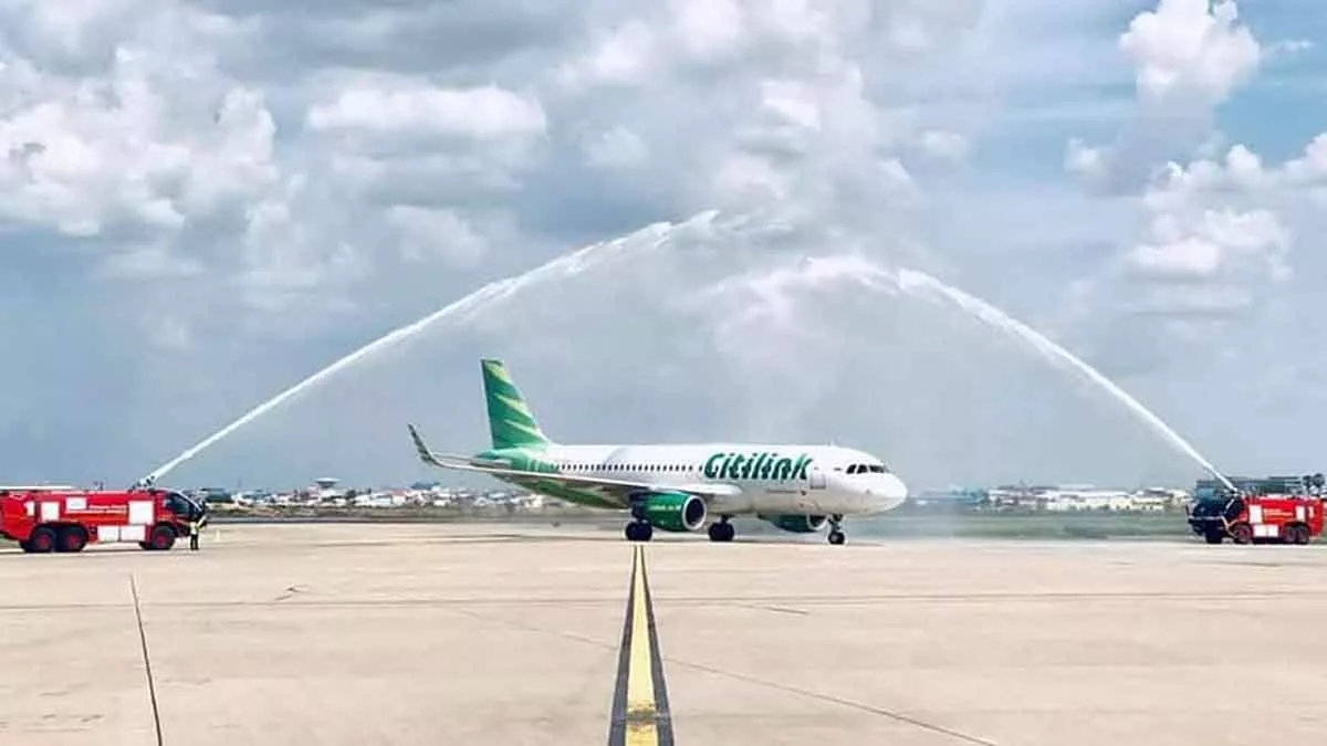 Tradisi ‘Water Salute’ Akan Warnai Penerbangan Perdana Citilink ke Sumenep