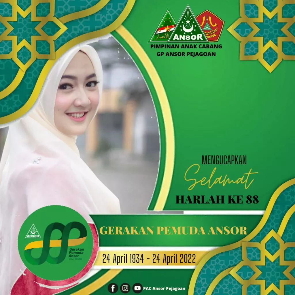 Puluhan Twibbon Harlah Gp Ansor Tahun 2022 Ke-88 - Portalmadura.com Twibbon Harlah GP Ansor