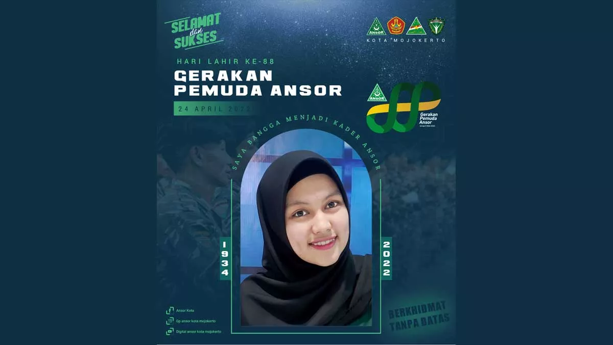 Twibon Ucapan Selamat Harlah GP Ansor ke 88