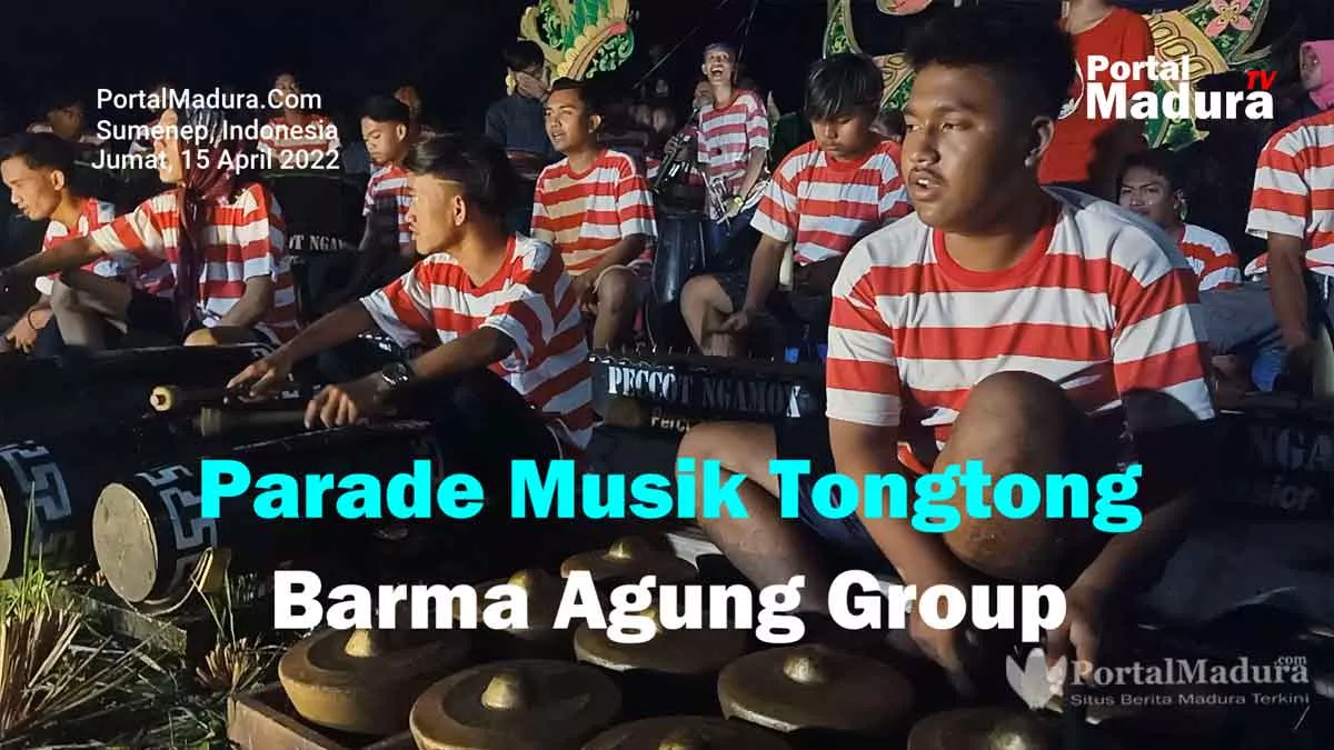 Parade Musik Tontong Pemuda Desa Larangan Barma