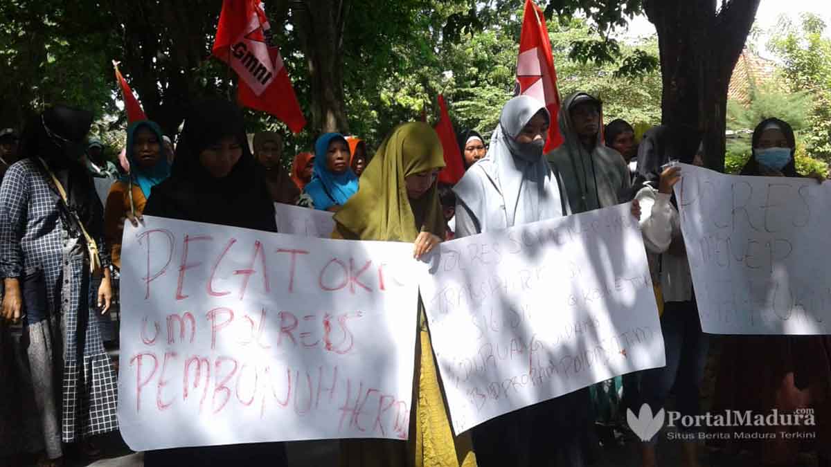 Kasus Penembakan Herman, GMNI Sumenep Usung 3 Tuntutan