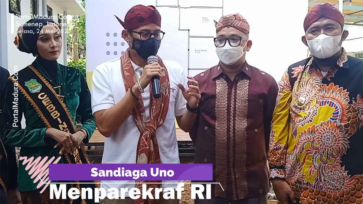 Menparekraf: Packaging Produk UMKM Sumenep Butuh Ditingkatkan