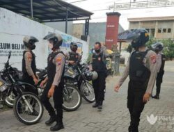 Polisi Sumenep Patroli Perumahan Kosong Ditinggal Mudik
