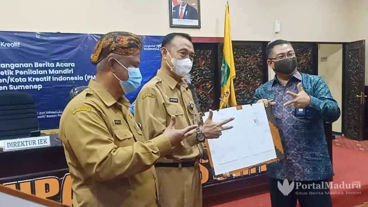 Seni Kriya Sebagai Unggulan, Sumenep Resmi Masuk Ekosistem Kabupaten Kreatif Indonesia