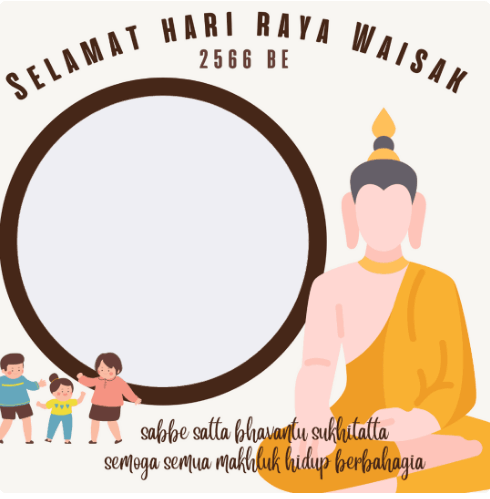 twibbon hari raya waisak 2022