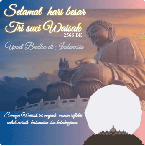 twibbon hari raya waisak 2022