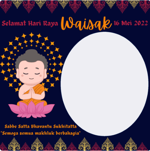 twibbon hari raya waisak 2022