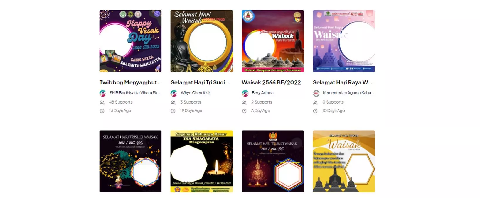 12 Link Download Twibbon Hari Waisak 2022 Keren untuk Sosial Media