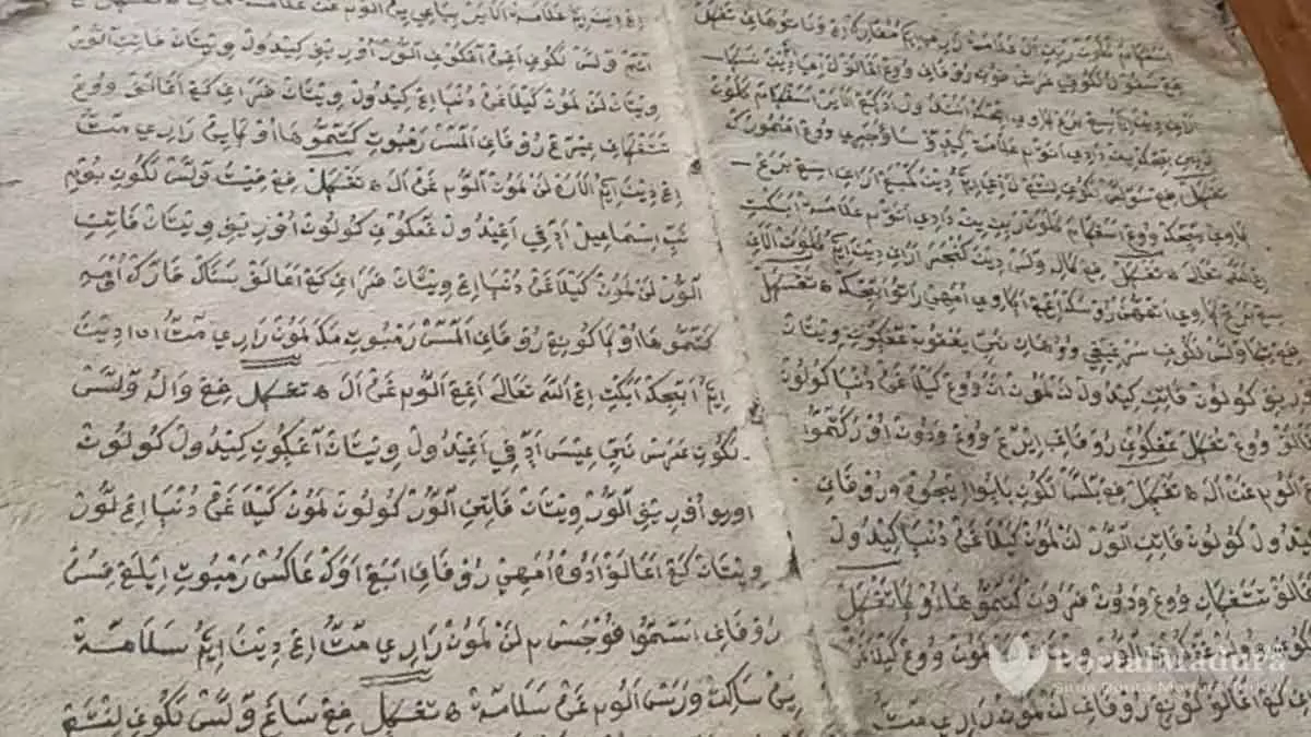 Ajian Panglimunan, Ada di Kitab Kuno Berbahan Kapas Yang Ditemukan Warga Sumenep