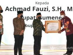 Kembangkan Desa Wisata, Bupati Sumenep Raih Penghargaan Kemndes-PDTT