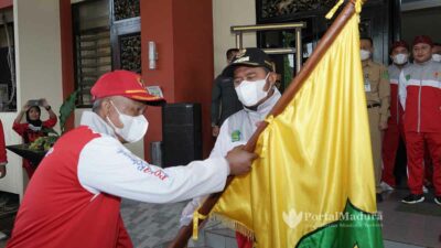 Lepas Kontingen Porprov Jatim, Bupati Sumenep: Harus Lebih Baik dari Tahun Lalu