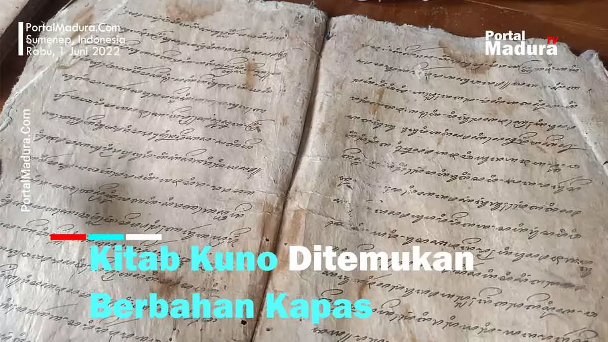 Penemuan 11 Kitab Kuno Berbahan Kapas di Sumenep