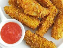 Resep Potato Corn Wedges, Kriuk dan Nagih