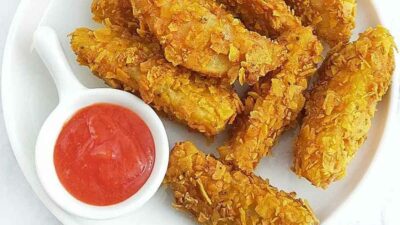 Resep Potato Corn Wedges, Kriuk dan Nagih