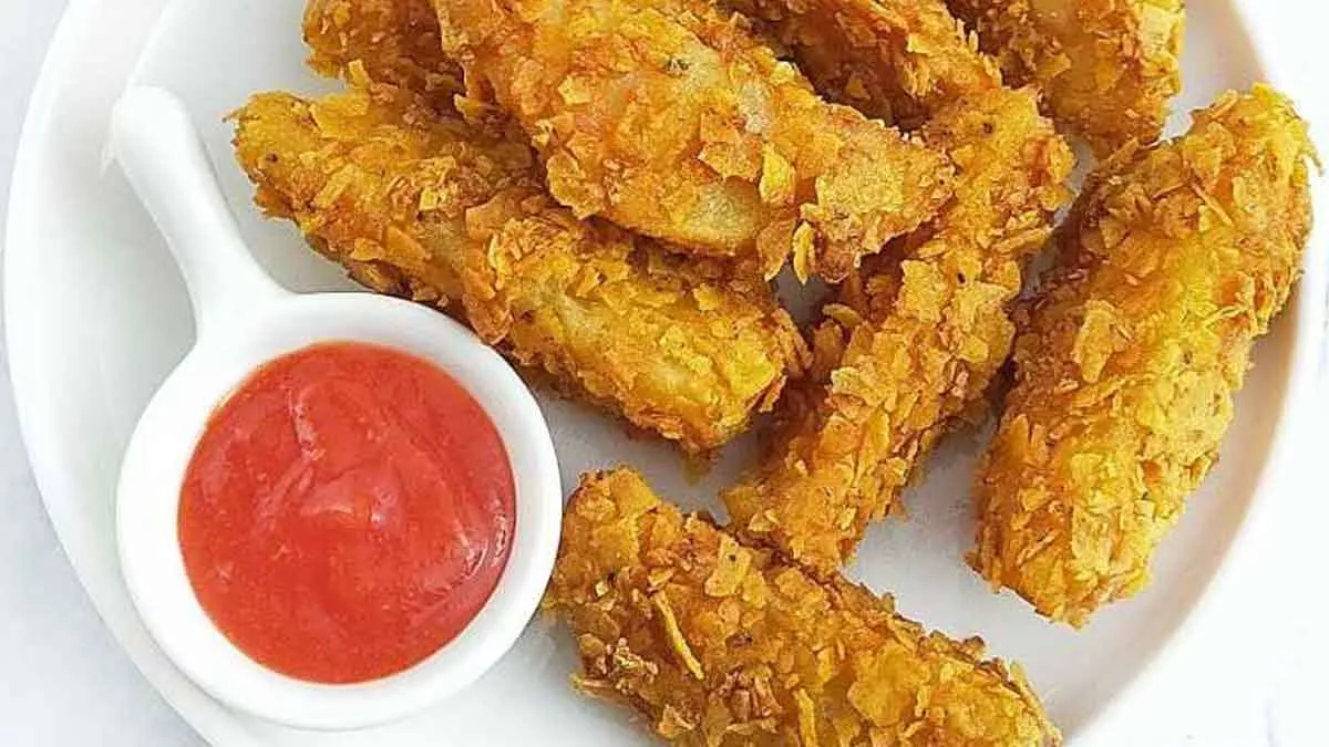Resep Potato Corn Wedges, Kriuk dan Nagih