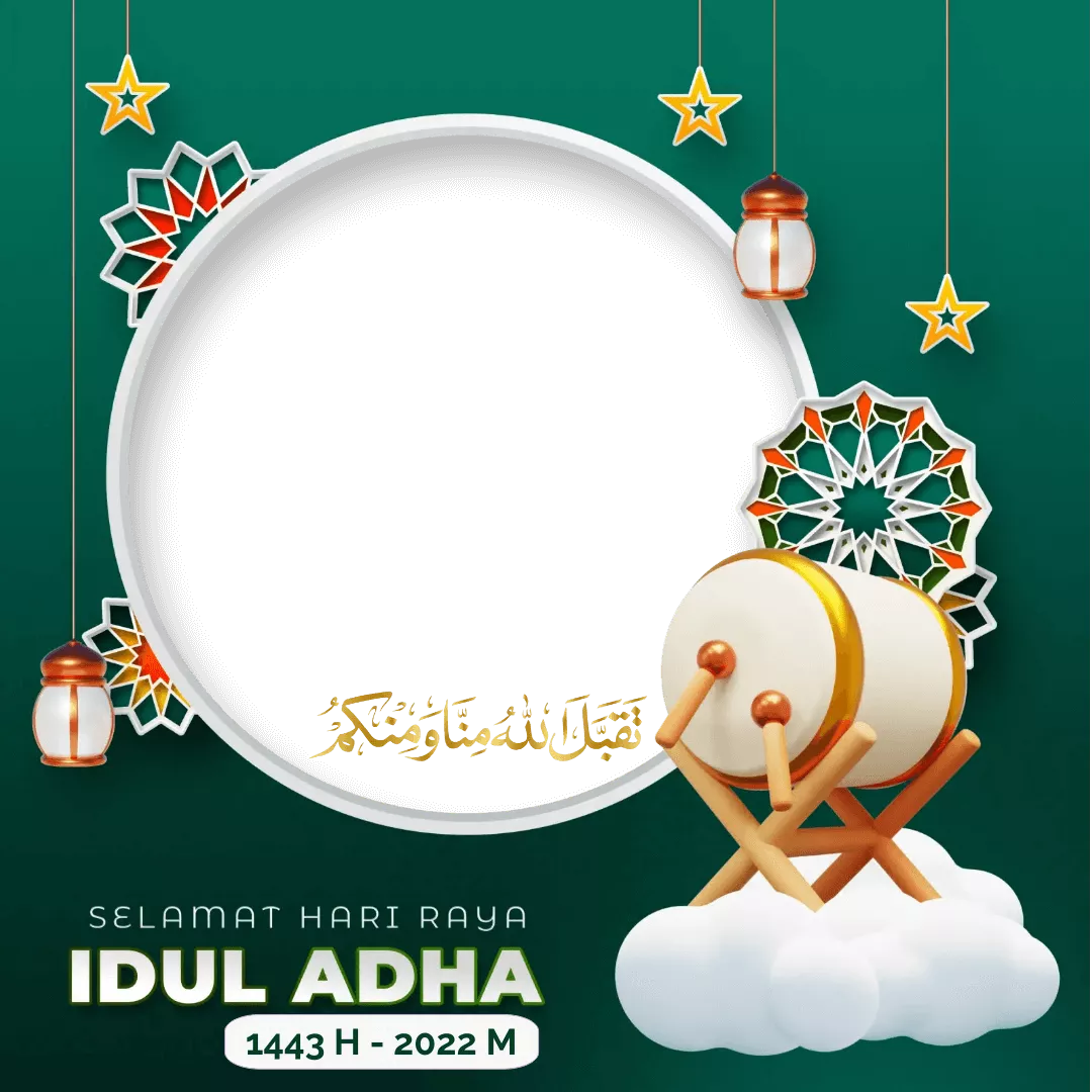 30 Bingkai Twibbon Idul Adha 2022, Untuk Sosial Media - Portalmadura.com Twibbon Idul Adha 1443 H