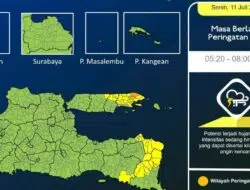 11 Juli 2022, Peringatan Dini Cuaca Sumenep